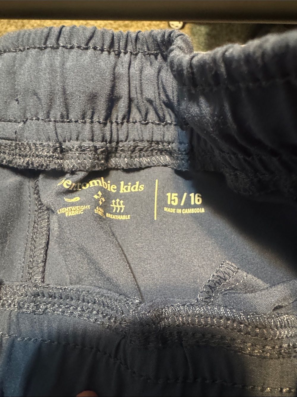 abercrombie kids Gray Elastic-Waist Jogger Pants - Picture 2 of 2